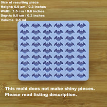 Load image into Gallery viewer, 15mm Bat Silicone Mold, Food Safe Silicone Rubber Mould