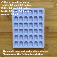 Load image into Gallery viewer, 15mm Gem Silicone Mold, Food Safe Silicone Rubber Mould