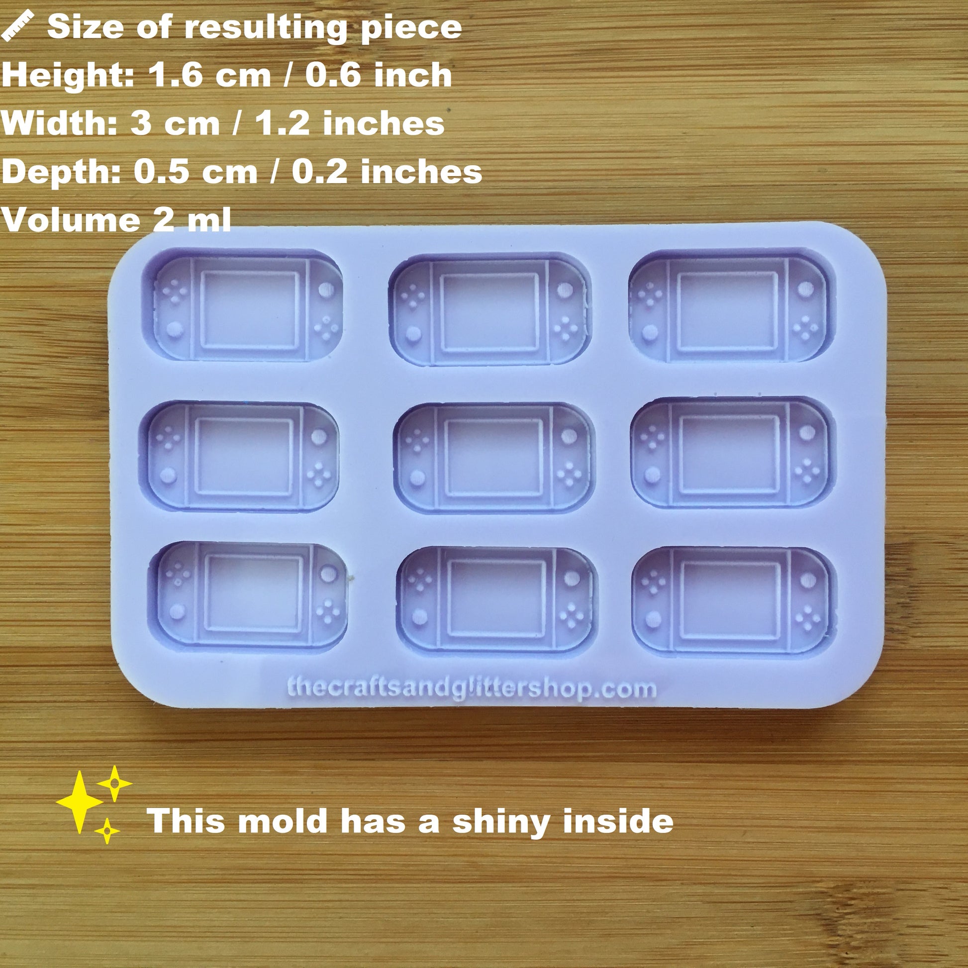 Game Console Silicone Mold - The Crafts and Glitter Shop