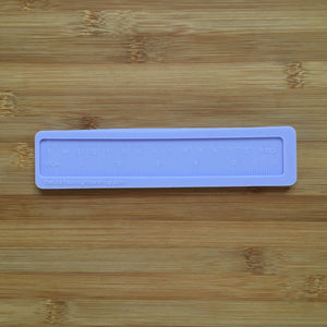 6" / 15 cm Ruler Silicone Mold, Food Safe Silicone Rubber Mould