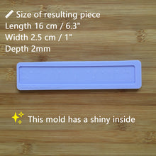Load image into Gallery viewer, 6&quot; / 15 cm Ruler Silicone Mold, Food Safe Silicone Rubber Mould