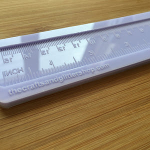 6" / 15 cm Ruler Silicone Mold, Food Safe Silicone Rubber Mould