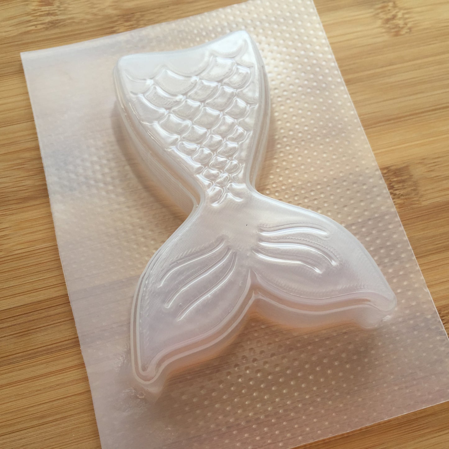 4 oz Mermaid Tail Plastic Mold