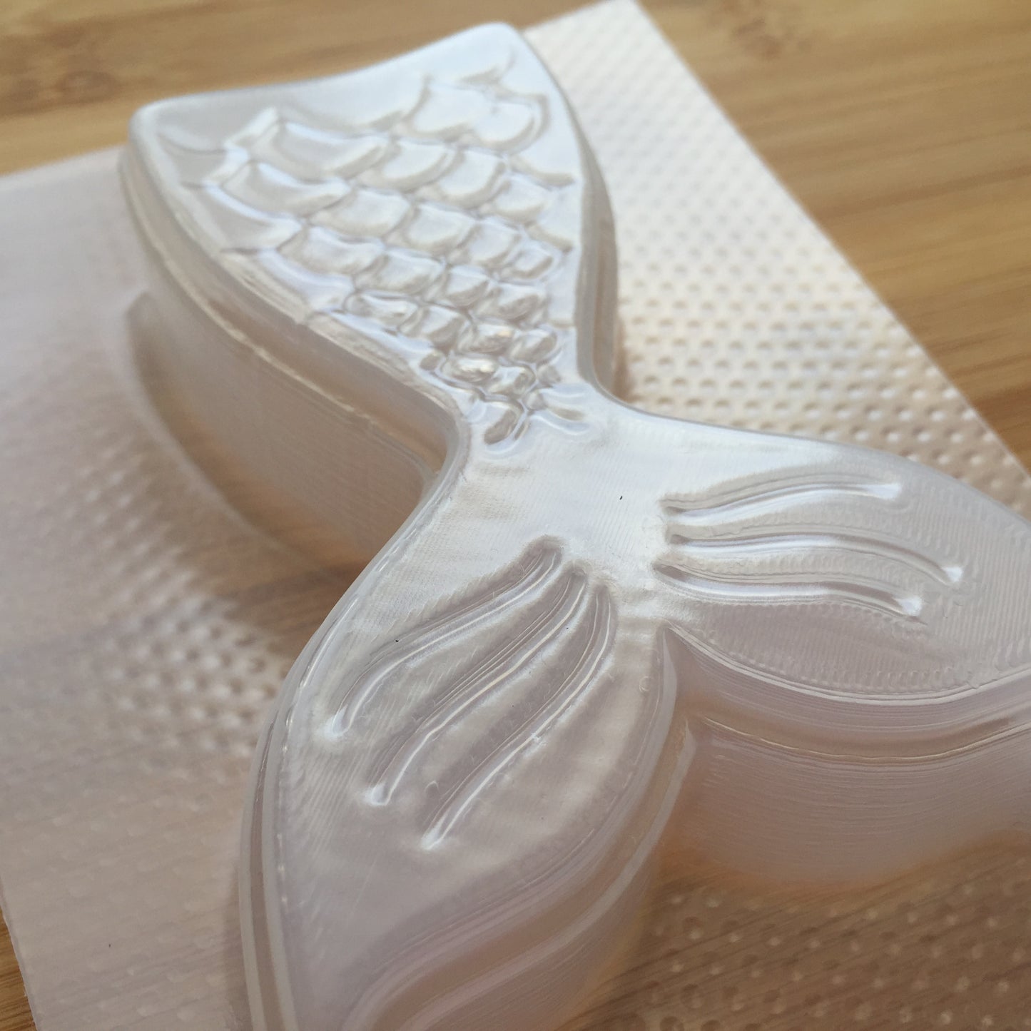 4 oz Mermaid Tail Plastic Mold