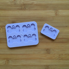 Load image into Gallery viewer, 4cm Bone with hoop Silicone Mold, Food Safe Silicone Rubber Mould