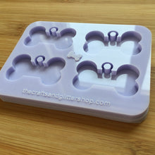 Load image into Gallery viewer, 4cm Bone with hoop Silicone Mold, Food Safe Silicone Rubber Mould