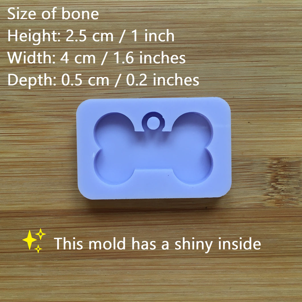 4cm Bone with hoop Silicone Mold, Food Safe Silicone Rubber Mould