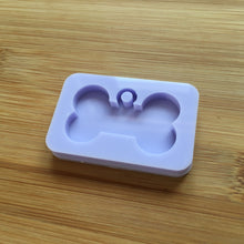 Load image into Gallery viewer, 4cm Bone with hoop Silicone Mold, Food Safe Silicone Rubber Mould