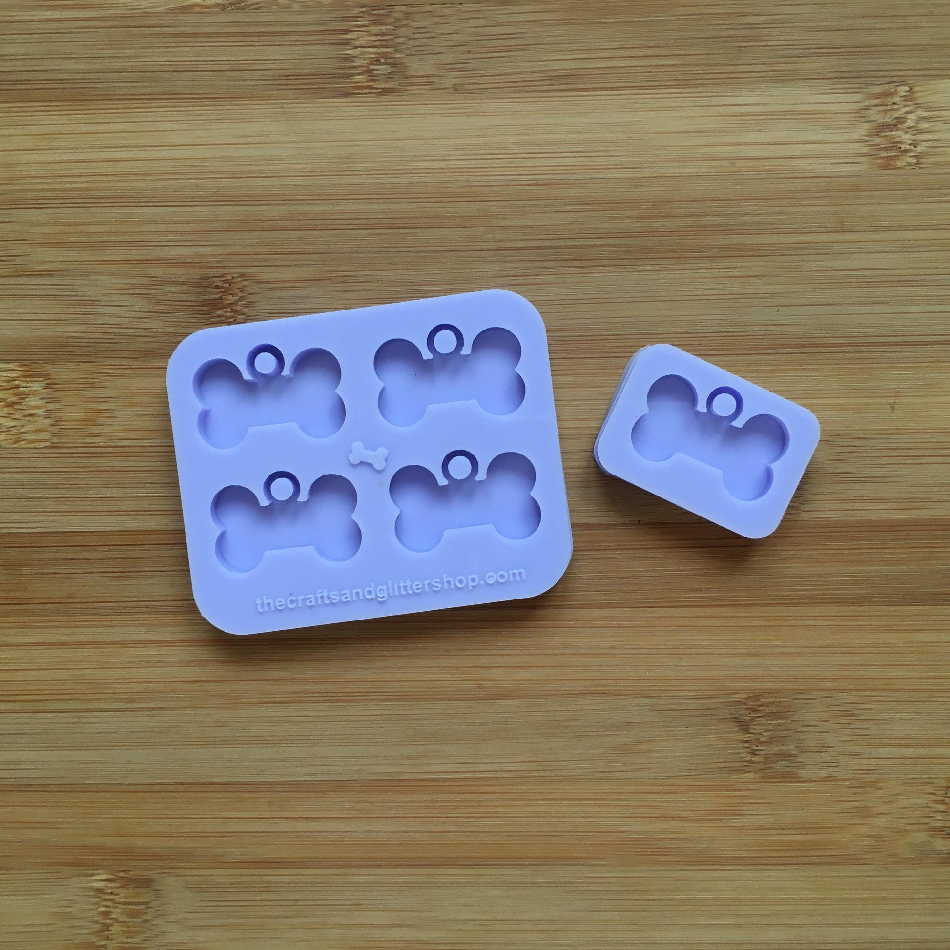 3cm Bone with hoop Silicone Mold - The Crafts and Glitter Shop