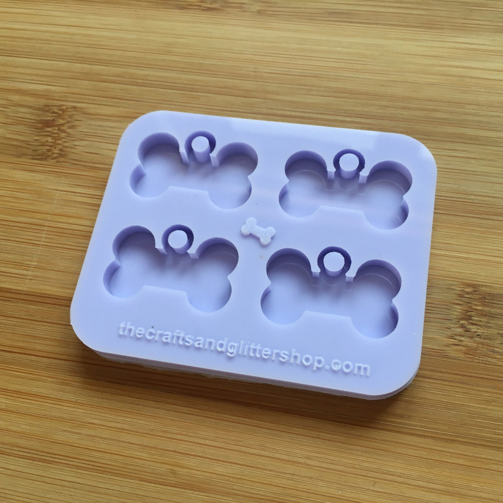 3cm Bone with hoop Silicone Mold - The Crafts and Glitter Shop