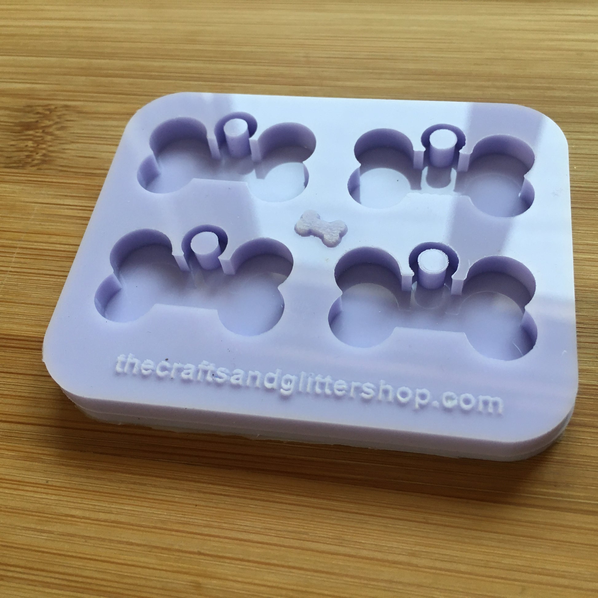 3cm Bone with hoop Silicone Mold - The Crafts and Glitter Shop