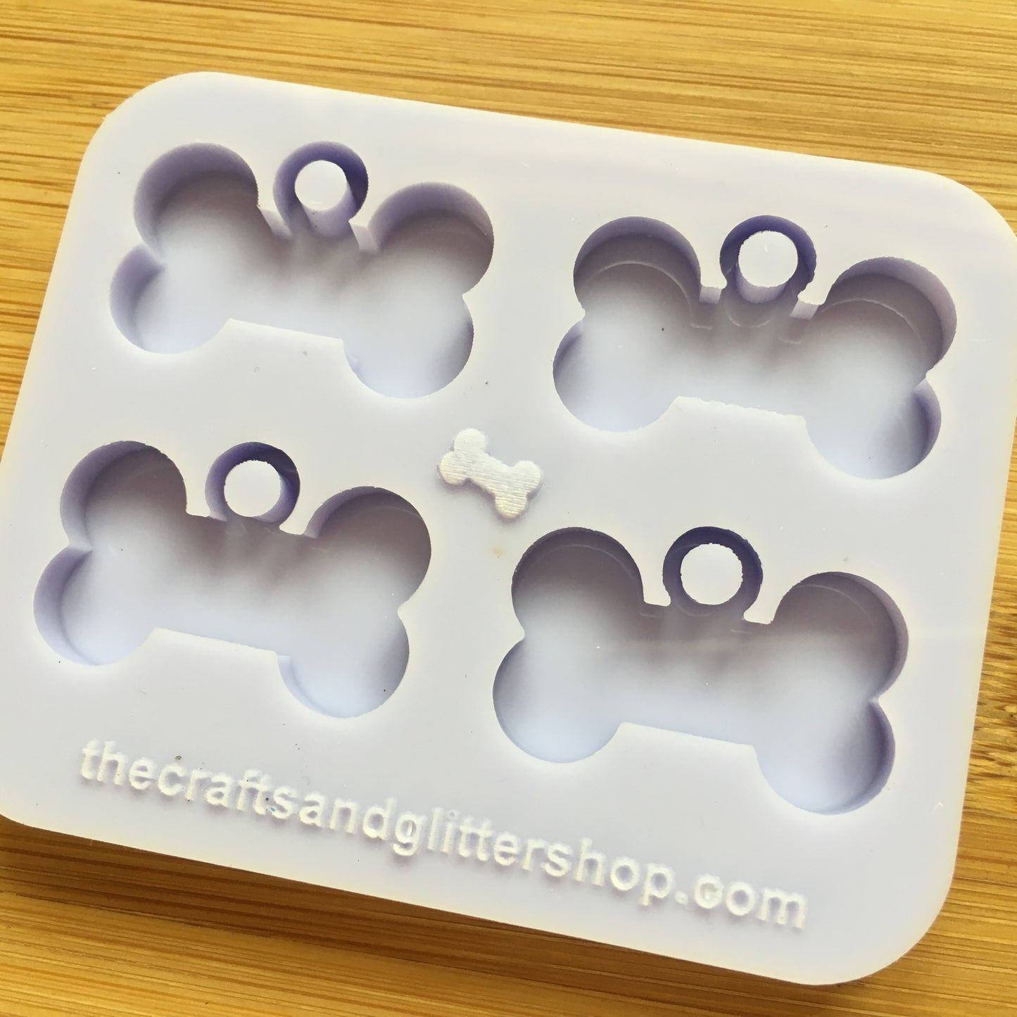 3cm Bone with hoop Silicone Mold - The Crafts and Glitter Shop