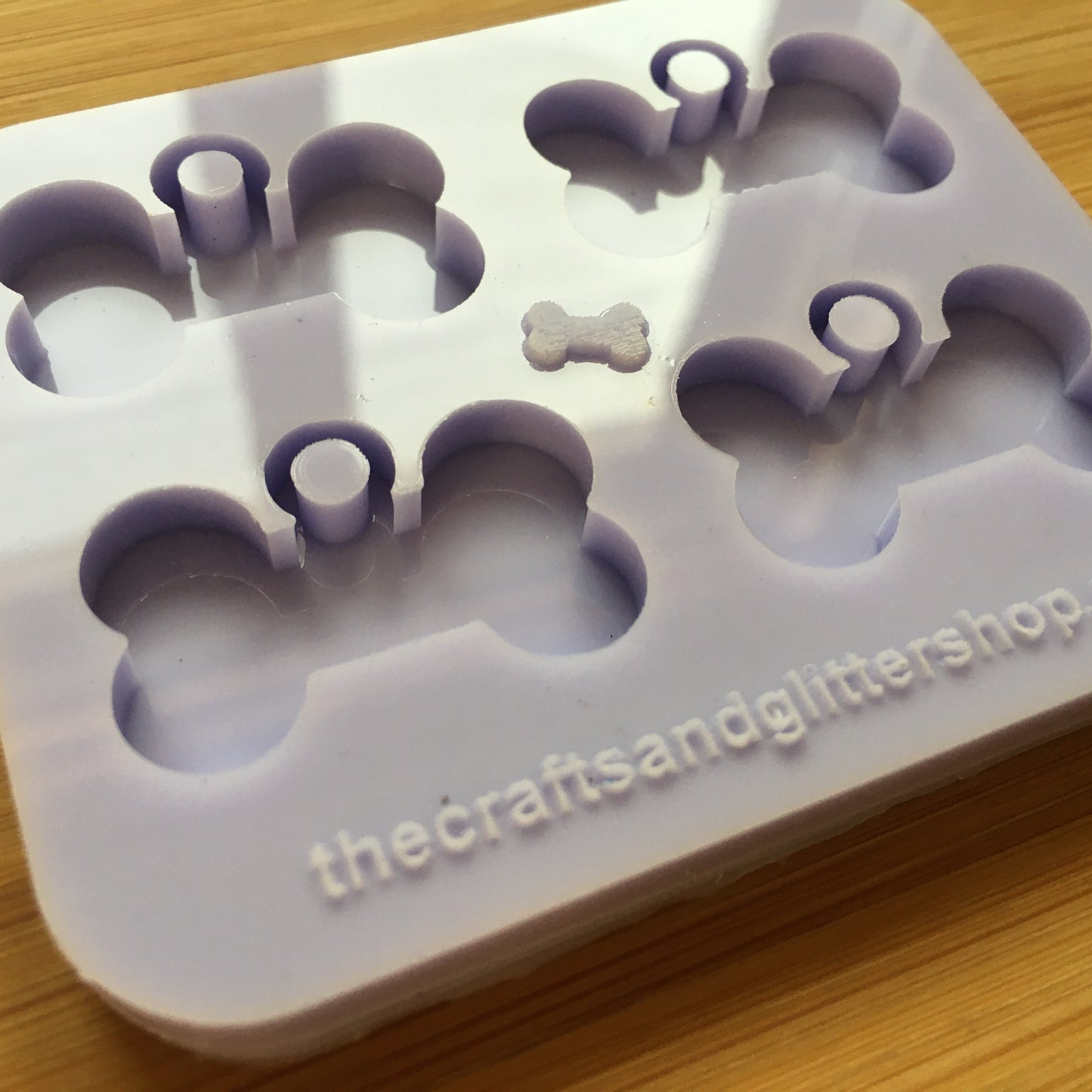 3cm Bone with hoop Silicone Mold - The Crafts and Glitter Shop