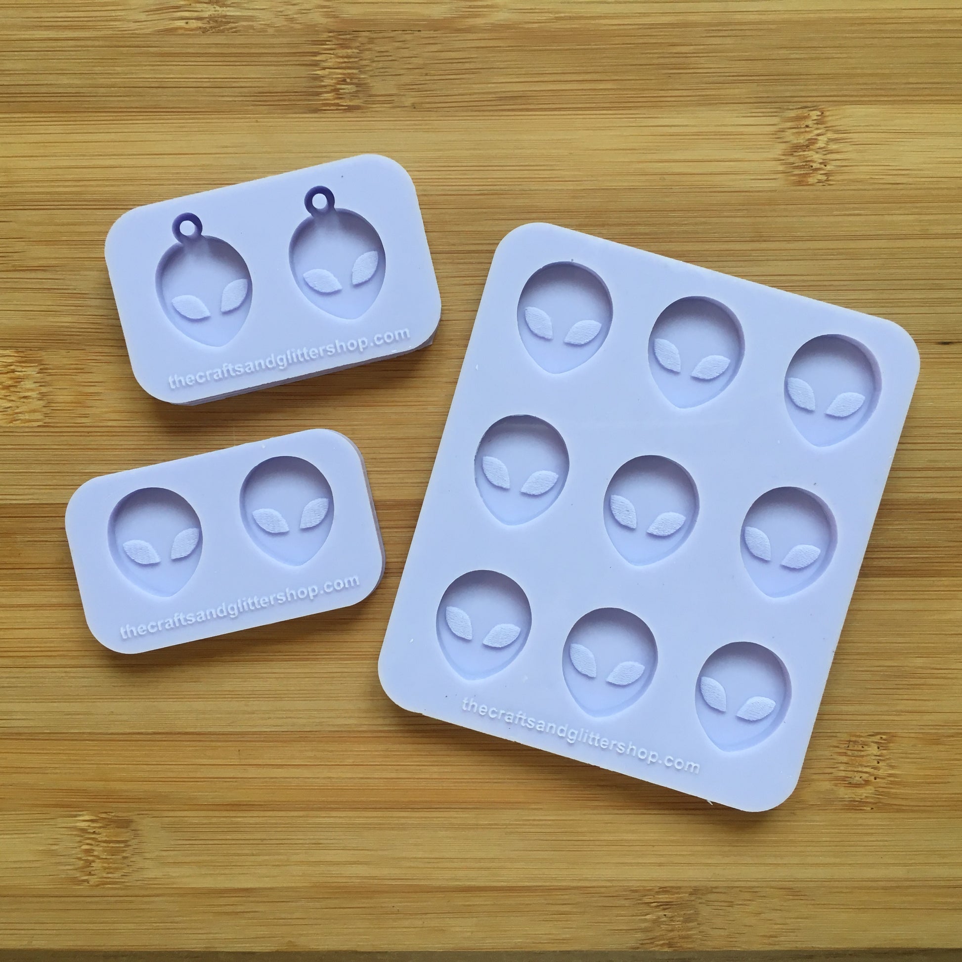 1 inch Alien Head Silicone Mold - The Crafts and Glitter Shop