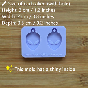 1" Alien Silicone Mold, Food Safe Silicone Rubber Mould