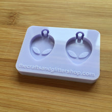 Load image into Gallery viewer, 1&quot; Alien Silicone Mold, Food Safe Silicone Rubber Mould