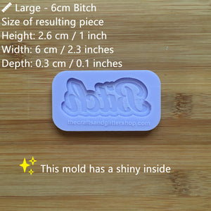 Bitch Silicone Mold, Food Safe Silicone Rubber Mould