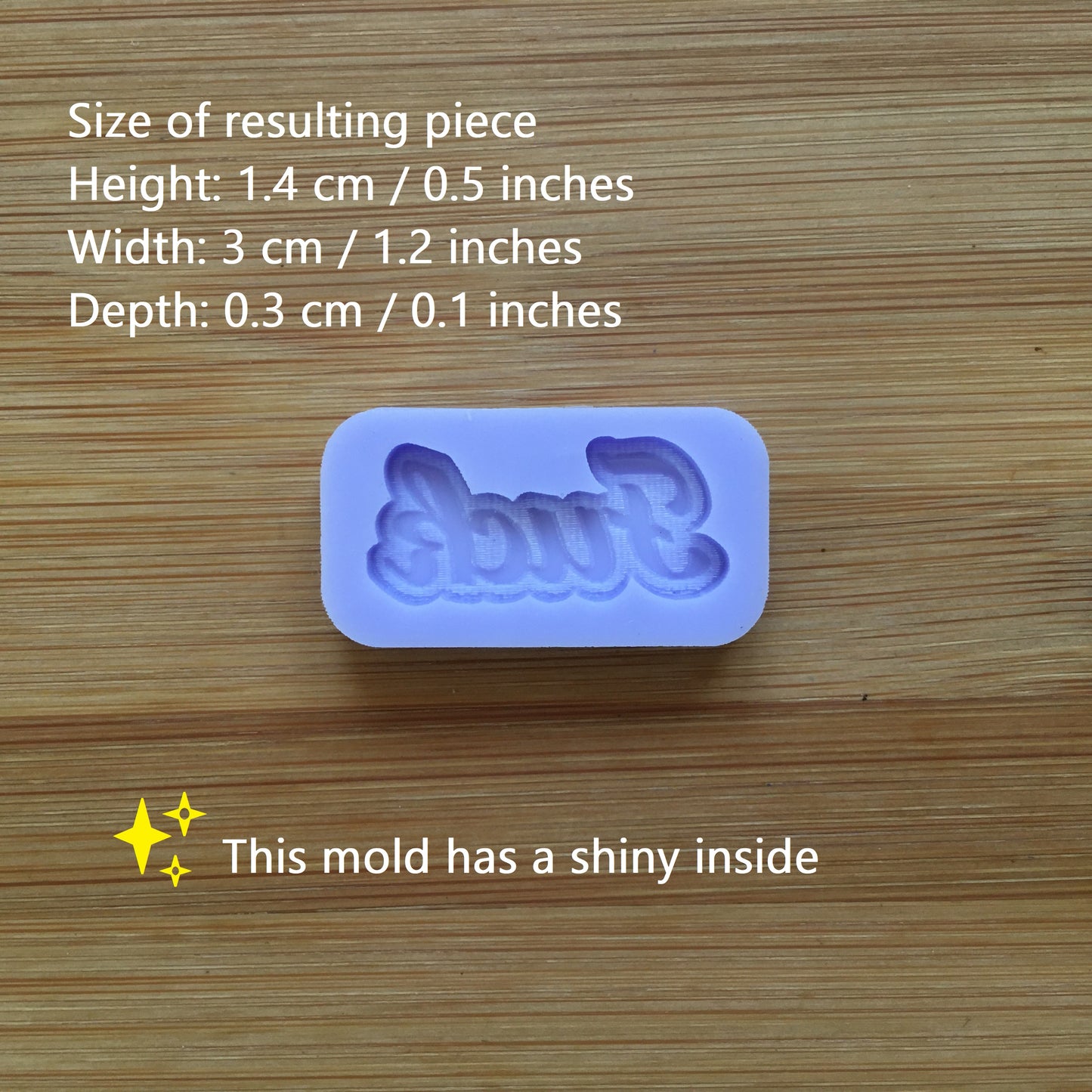 Fuck Silicone Mold, Food Safe Silicone Rubber Mould - The Crafts and Glitter Shop