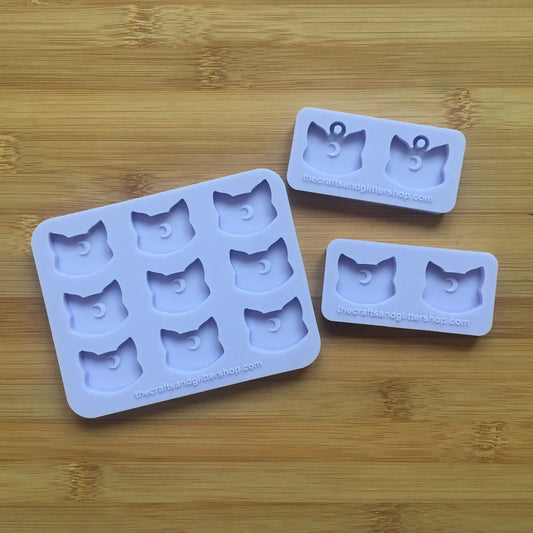 Lunar Cat Silicone Mold - The Crafts and Glitter Shop