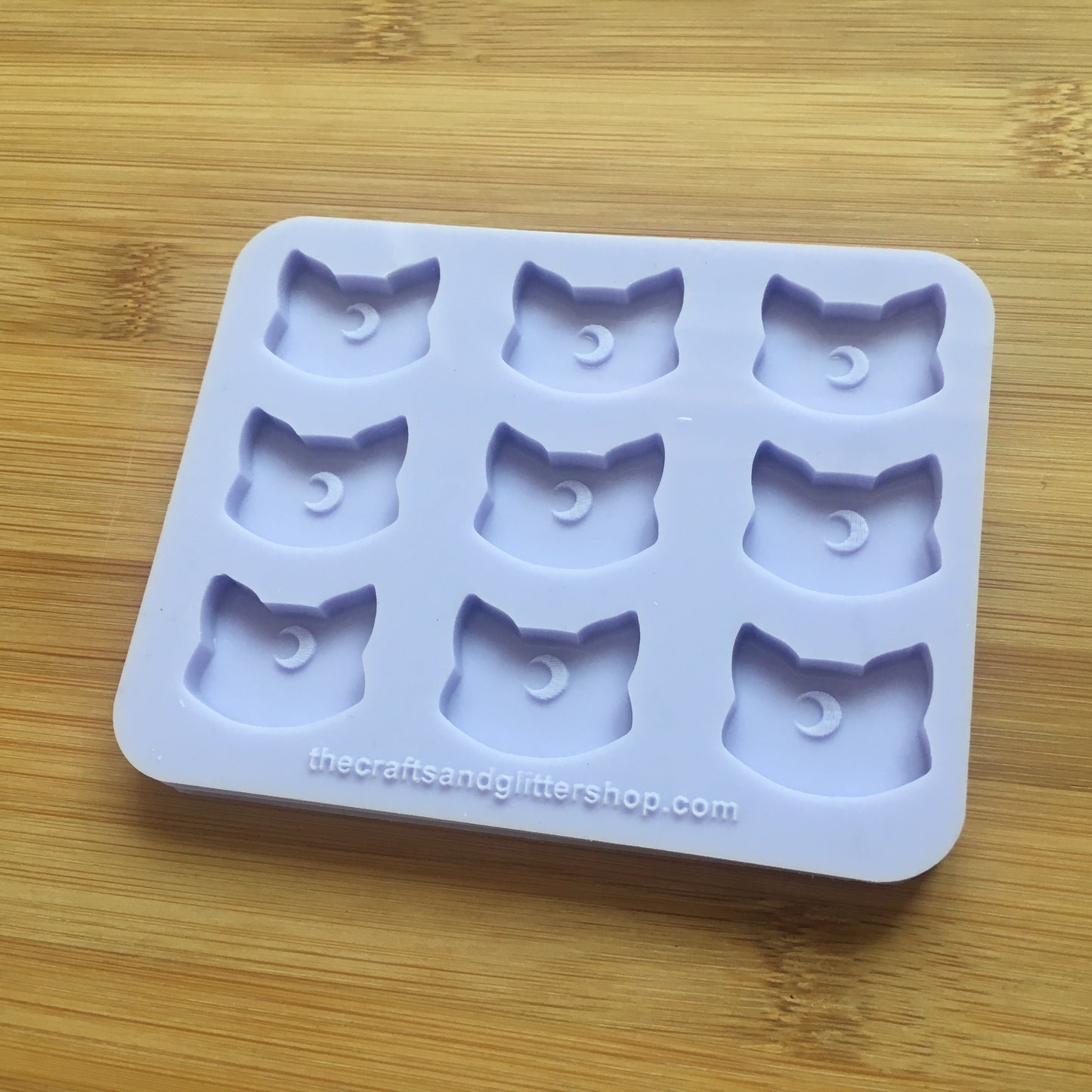 Lunar Cat Silicone Mold - The Crafts and Glitter Shop