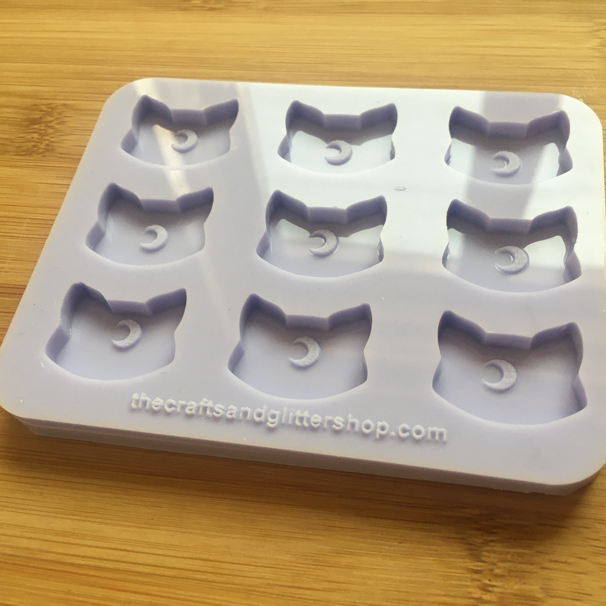 Lunar Cat Silicone Mold - The Crafts and Glitter Shop