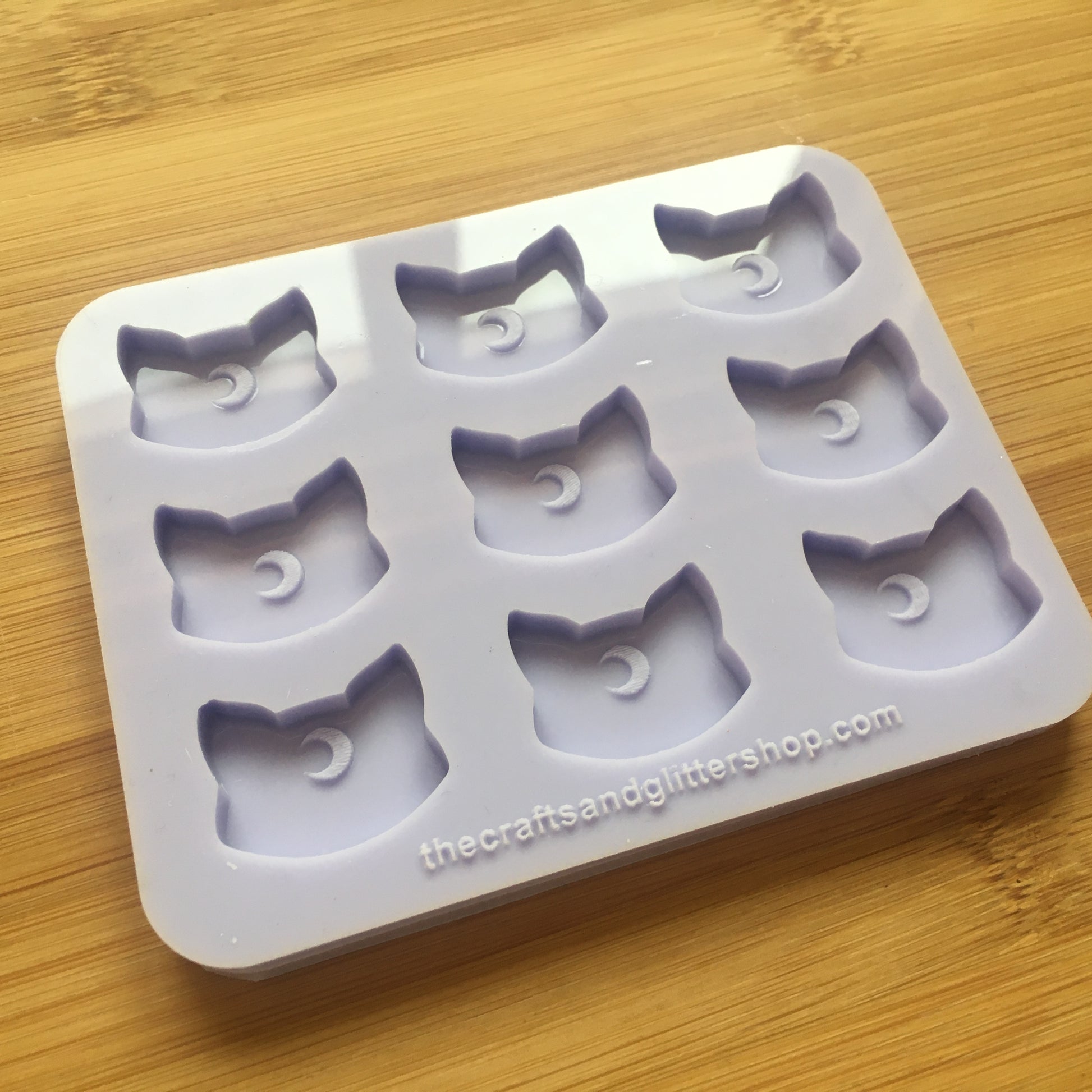 Lunar Cat Silicone Mold - The Crafts and Glitter Shop