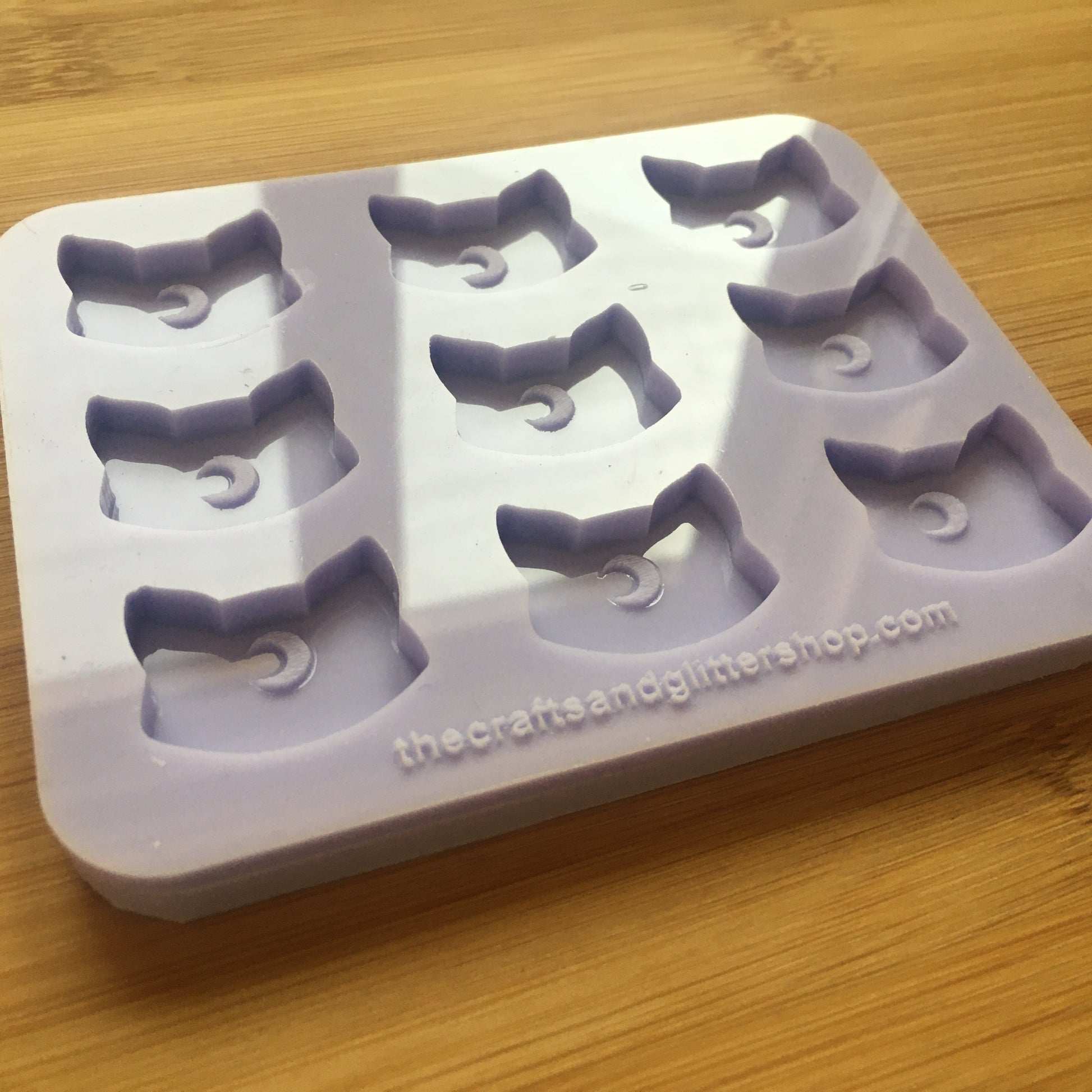 Lunar Cat Silicone Mold - The Crafts and Glitter Shop