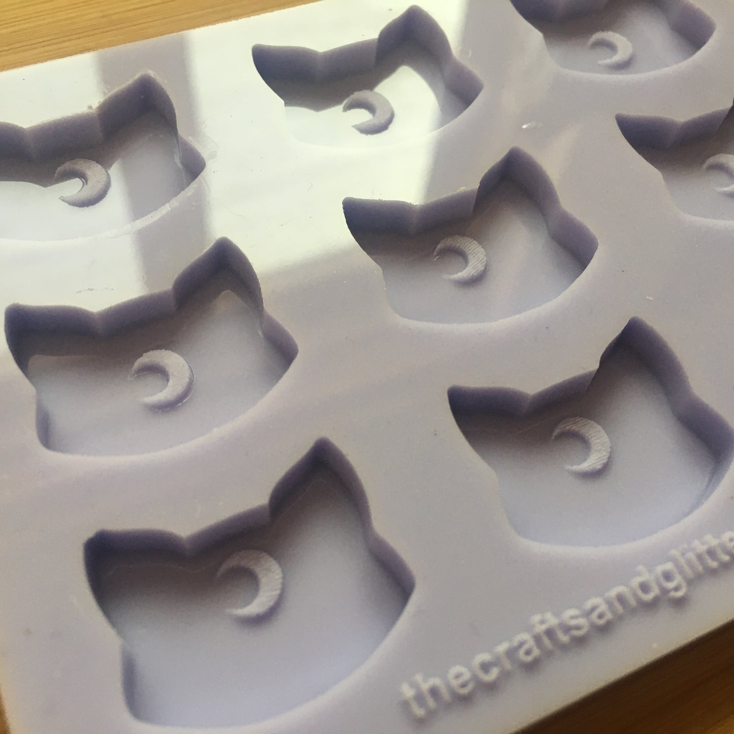 Lunar Cat Silicone Mold - The Crafts and Glitter Shop