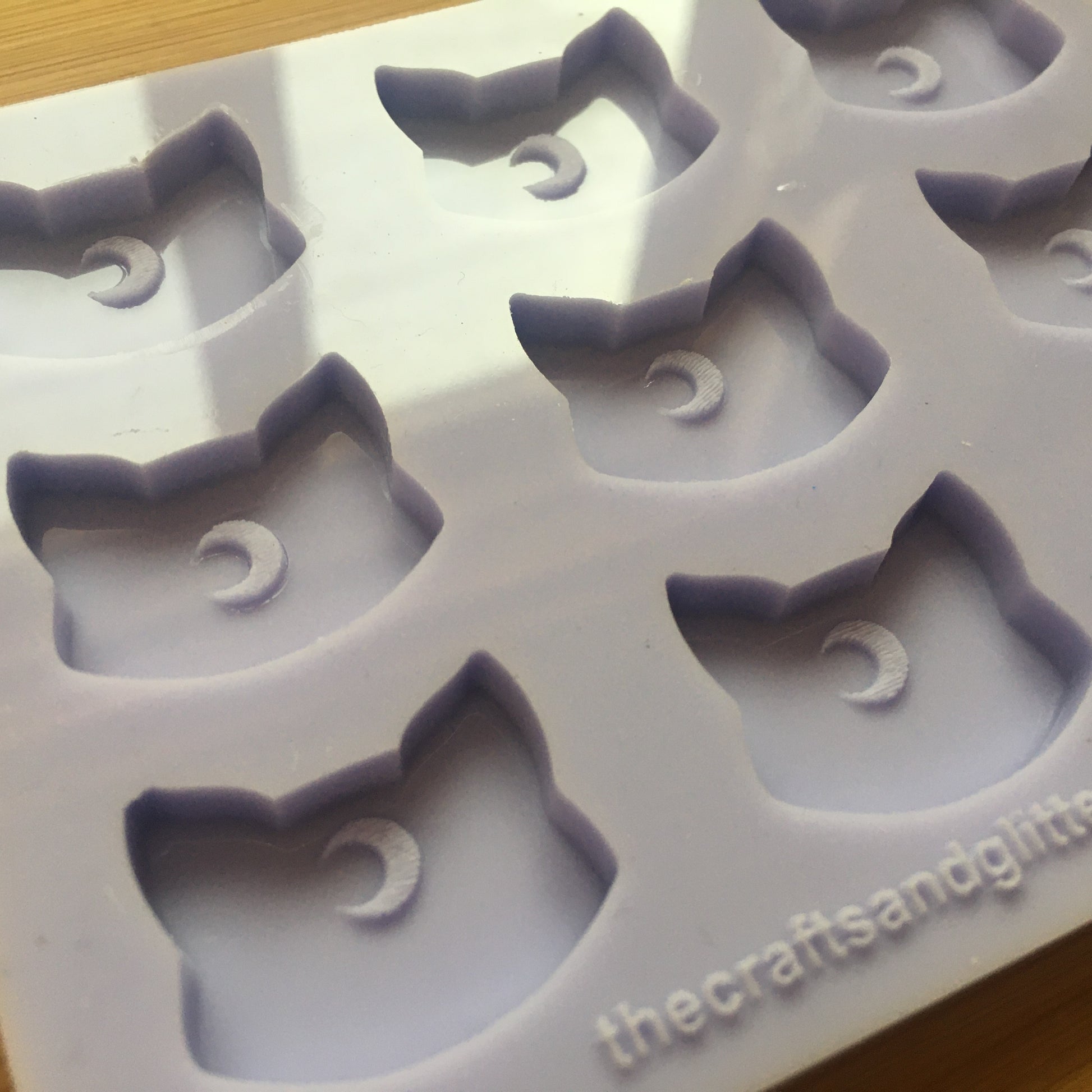 Lunar Cat Silicone Mold - The Crafts and Glitter Shop