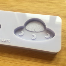 Load image into Gallery viewer, 1.5&quot; Kawaii Spaceship Silicone Mold, Food Safe Silicone Rubber Mould