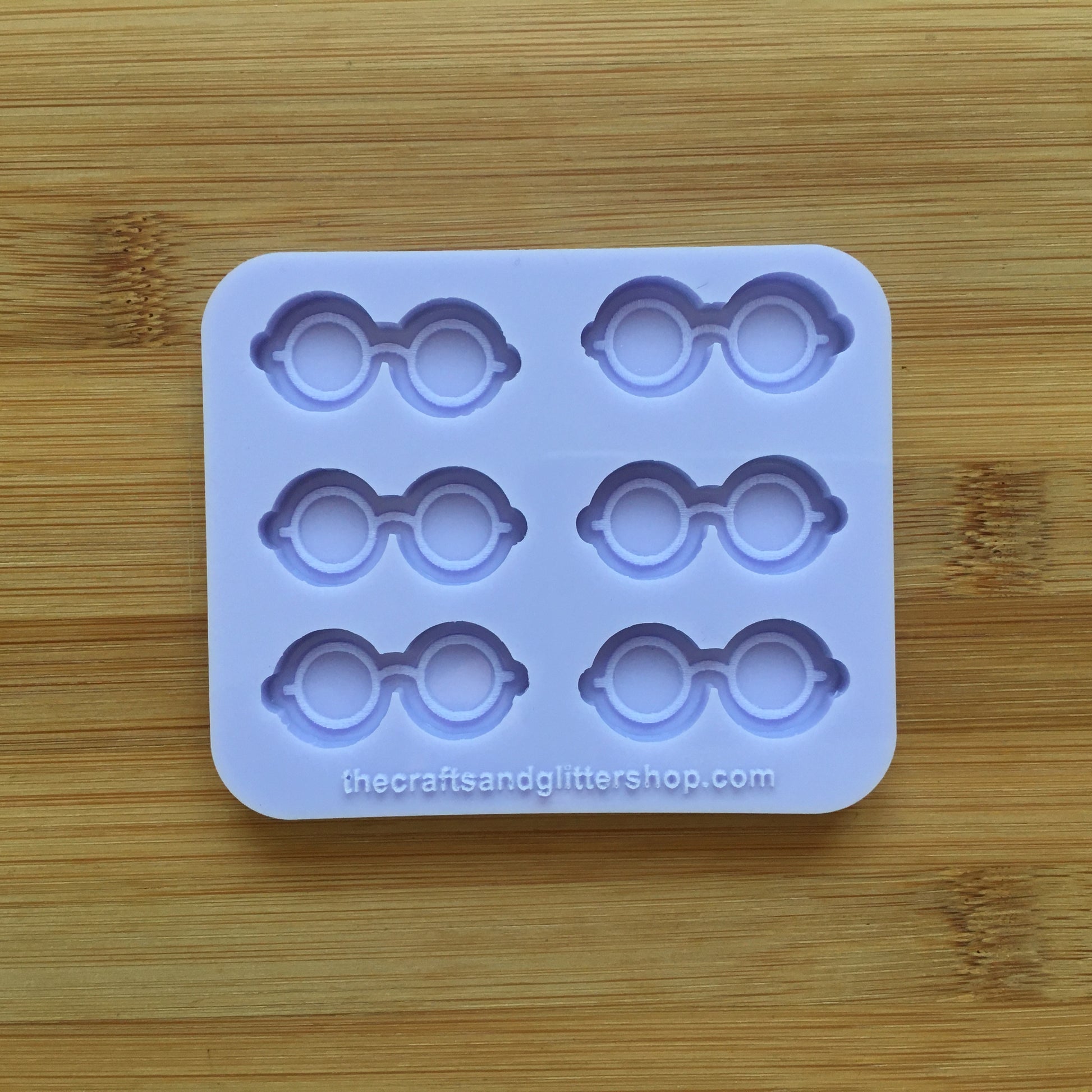 34mm Nerdy Glasses Silicone Mold - The Crafts and Glitter Shop