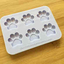 Load image into Gallery viewer, 1&quot; Paw Silicone Mold, Food Safe Silicone Rubber Mould