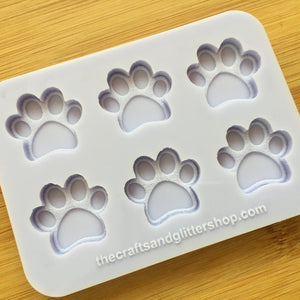 1" Paw Silicone Mold, Food Safe Silicone Rubber Mould