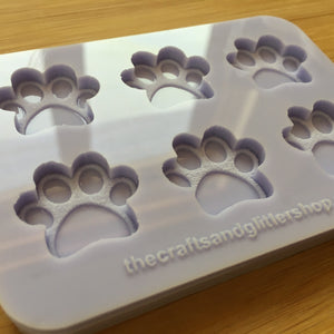1" Paw Silicone Mold, Food Safe Silicone Rubber Mould
