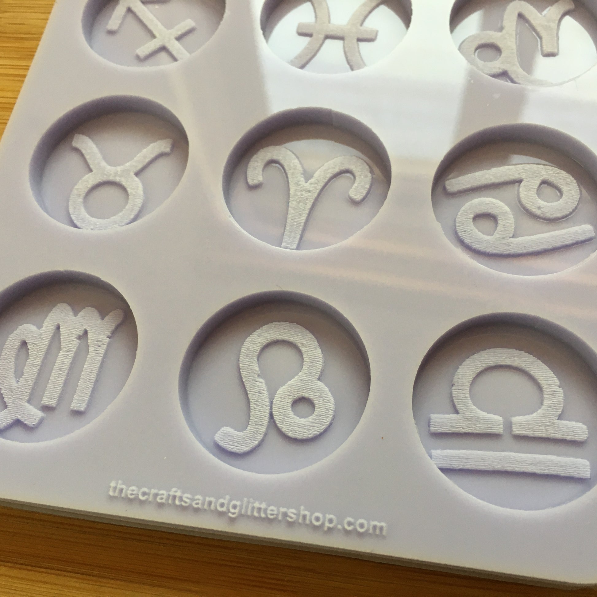 1.1" Zodiac Signs Silicone Mold - The Crafts and Glitter Shop