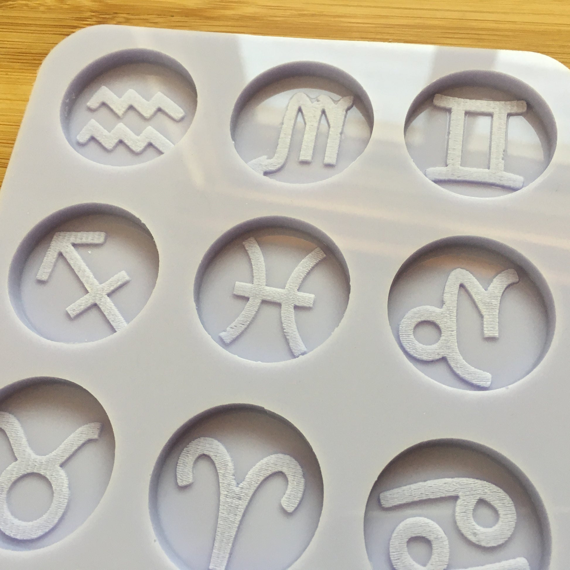 1.1" Zodiac Signs Silicone Mold - The Crafts and Glitter Shop