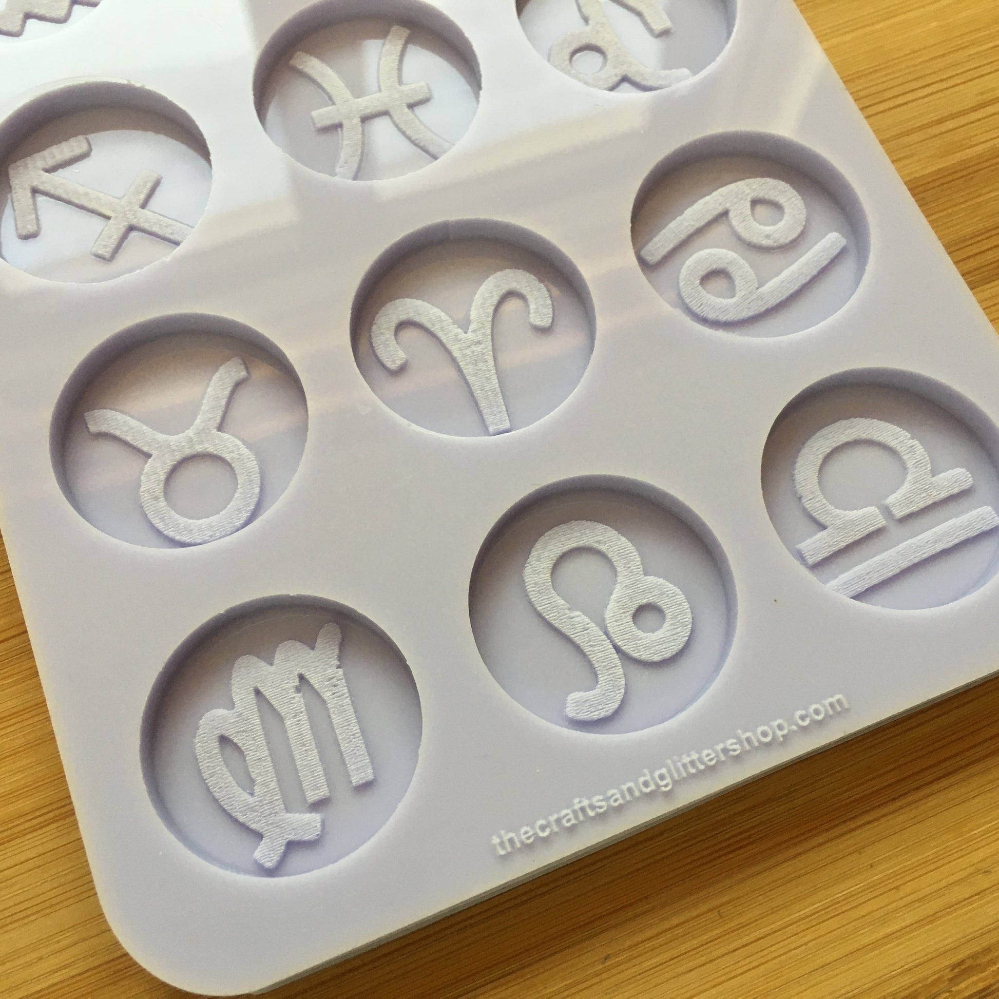 1.1" Zodiac Signs Silicone Mold - The Crafts and Glitter Shop
