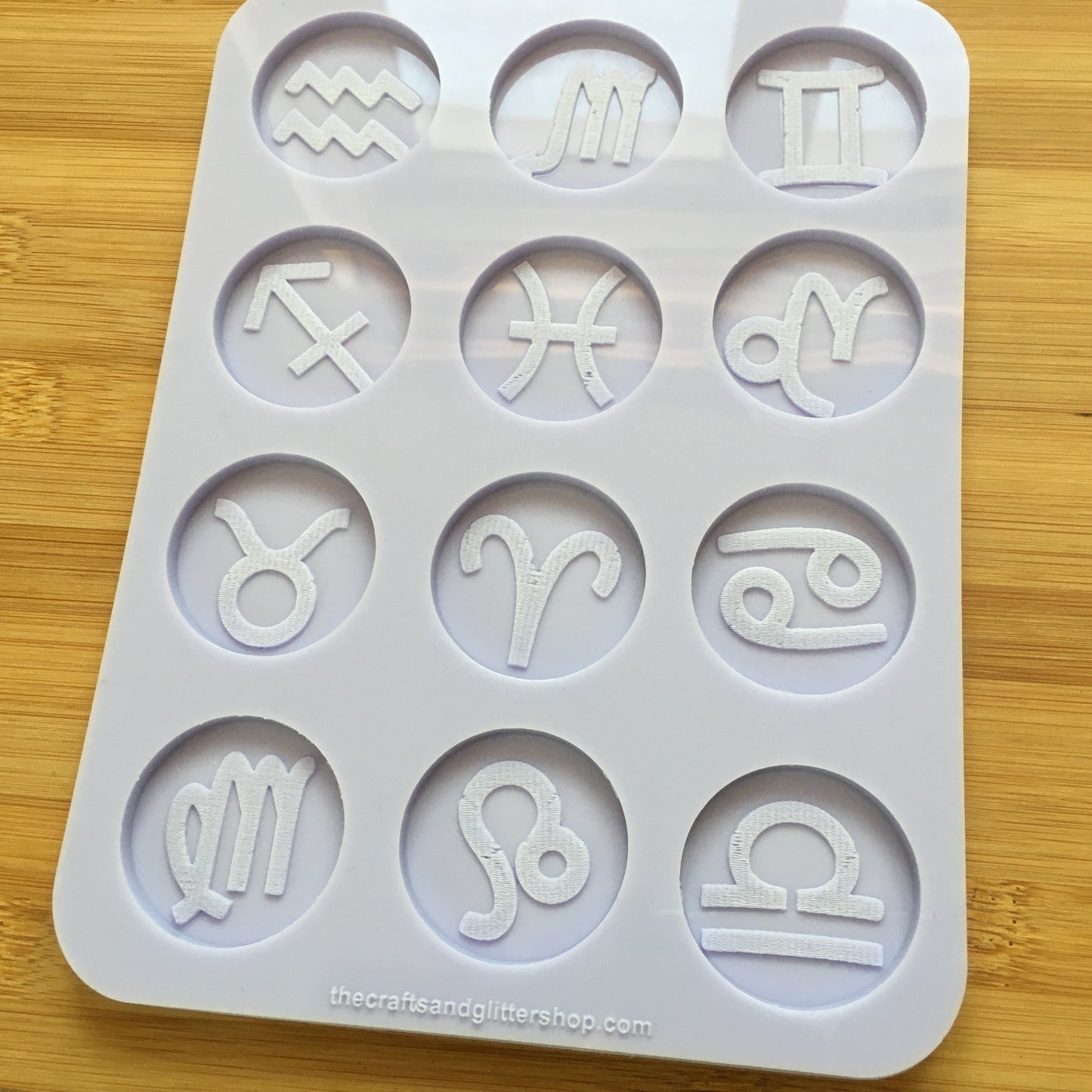 1.5inch Zodiac Signs Silicone Mold