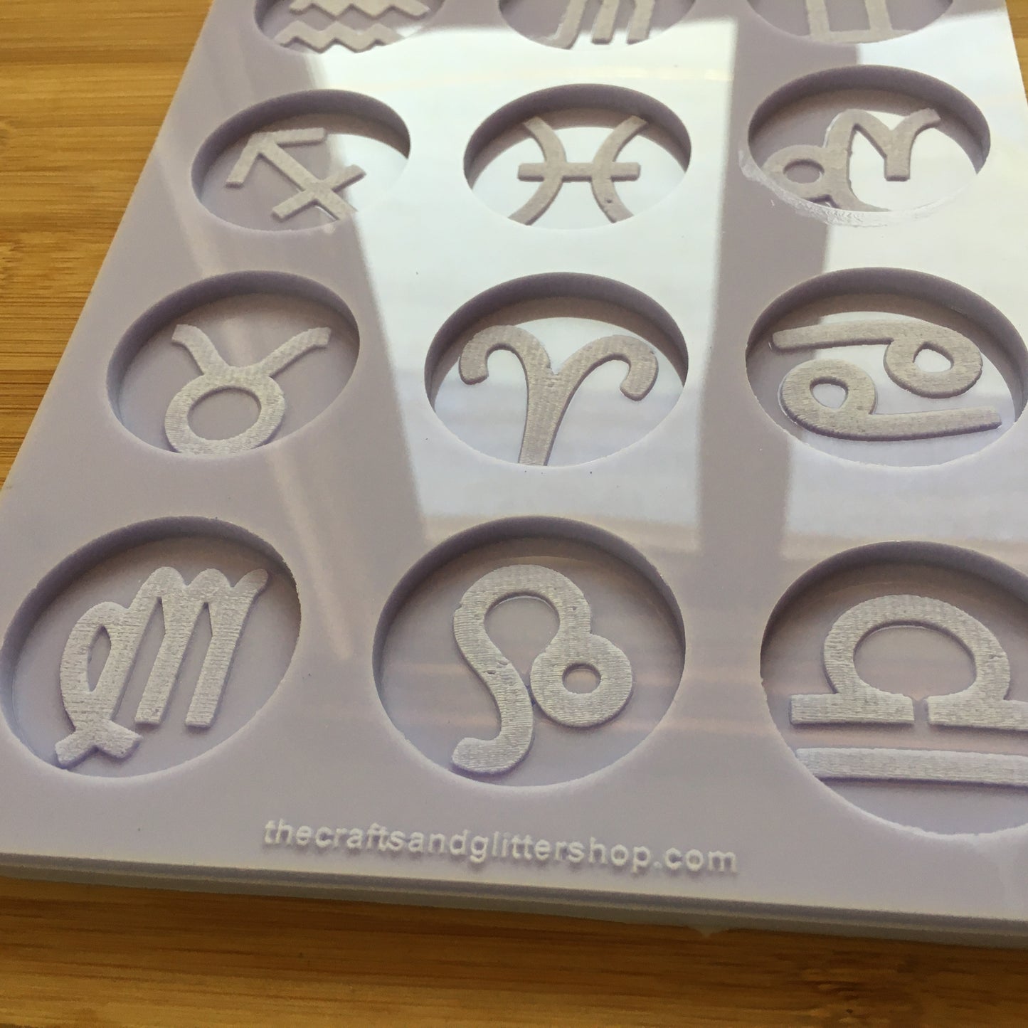 1.5inch Zodiac Signs Silicone Mold