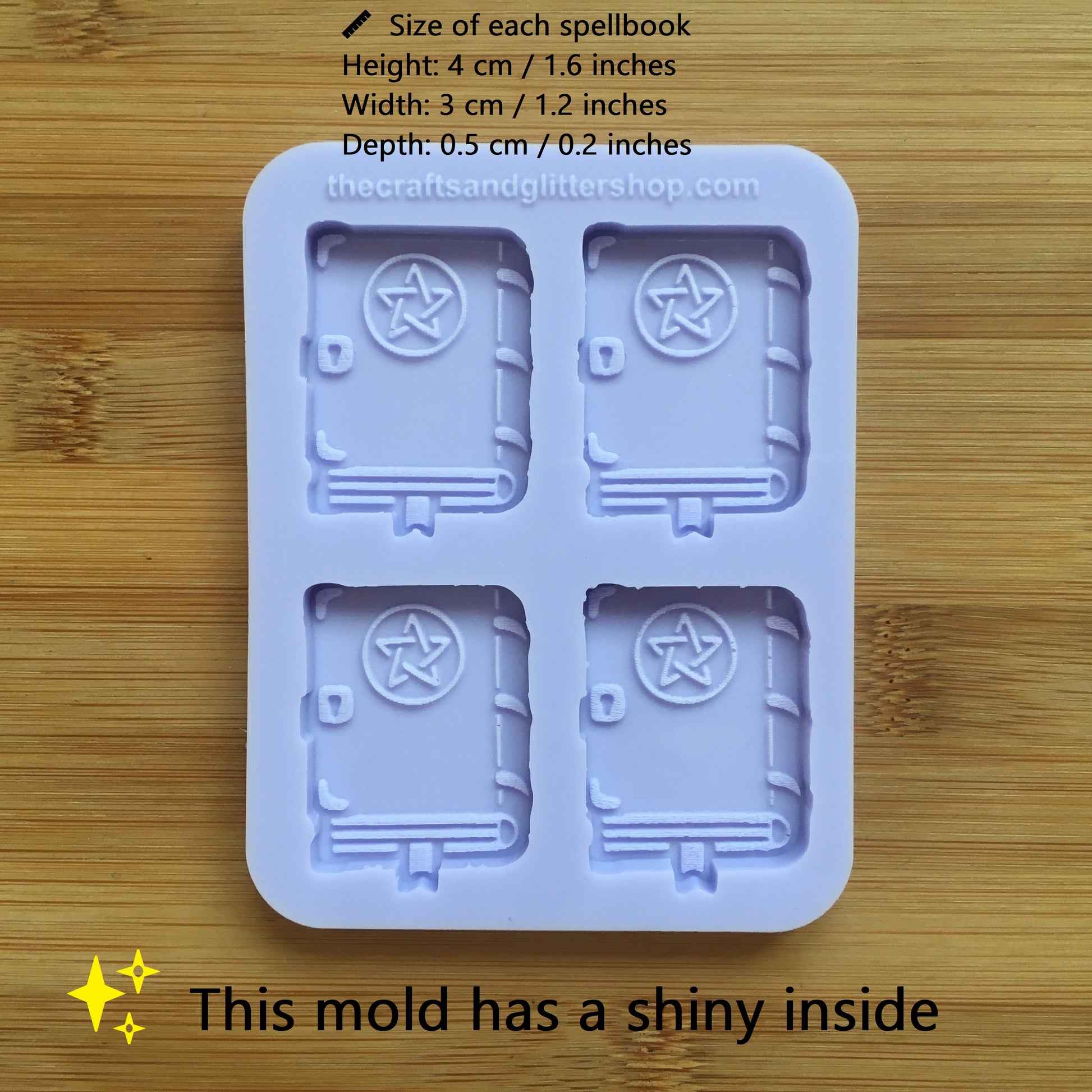 Spellbook Silicone Mold - The Crafts and Glitter Shop