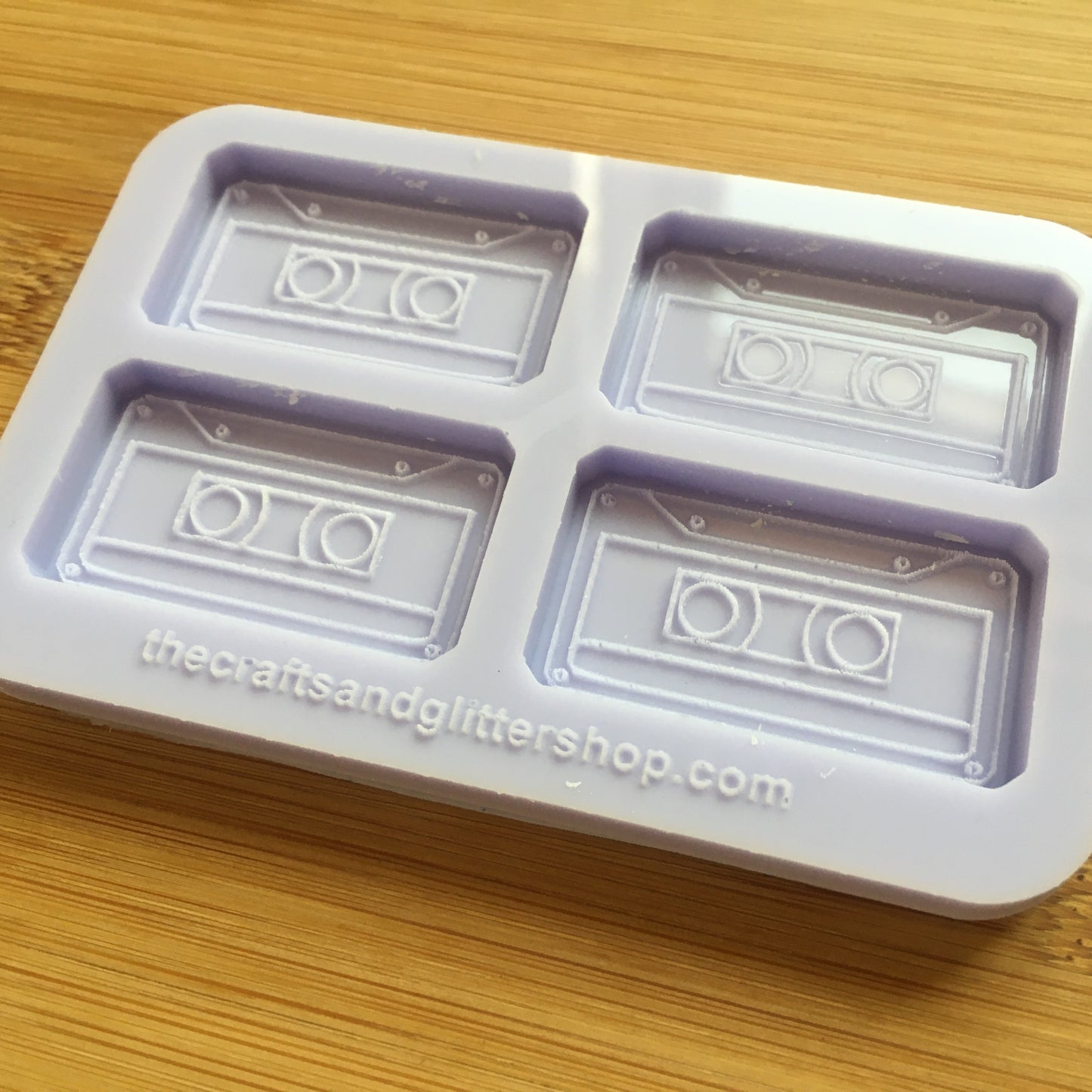 4cm Cassette Tape Silicone Mold - The Crafts and Glitter Shop