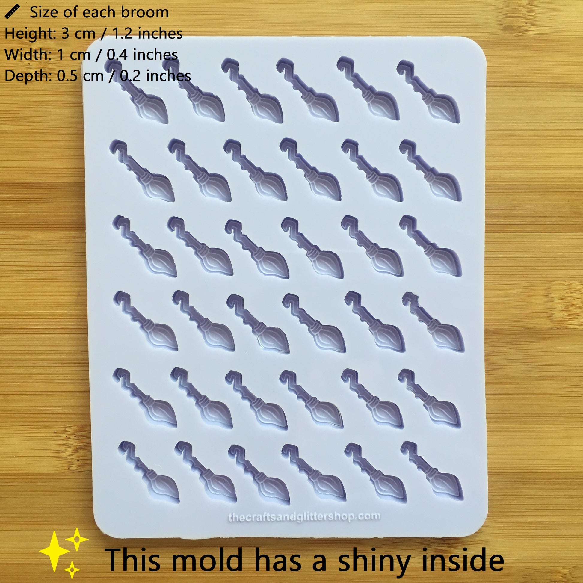 Broom Silicone Mold - The Crafts and Glitter Shop