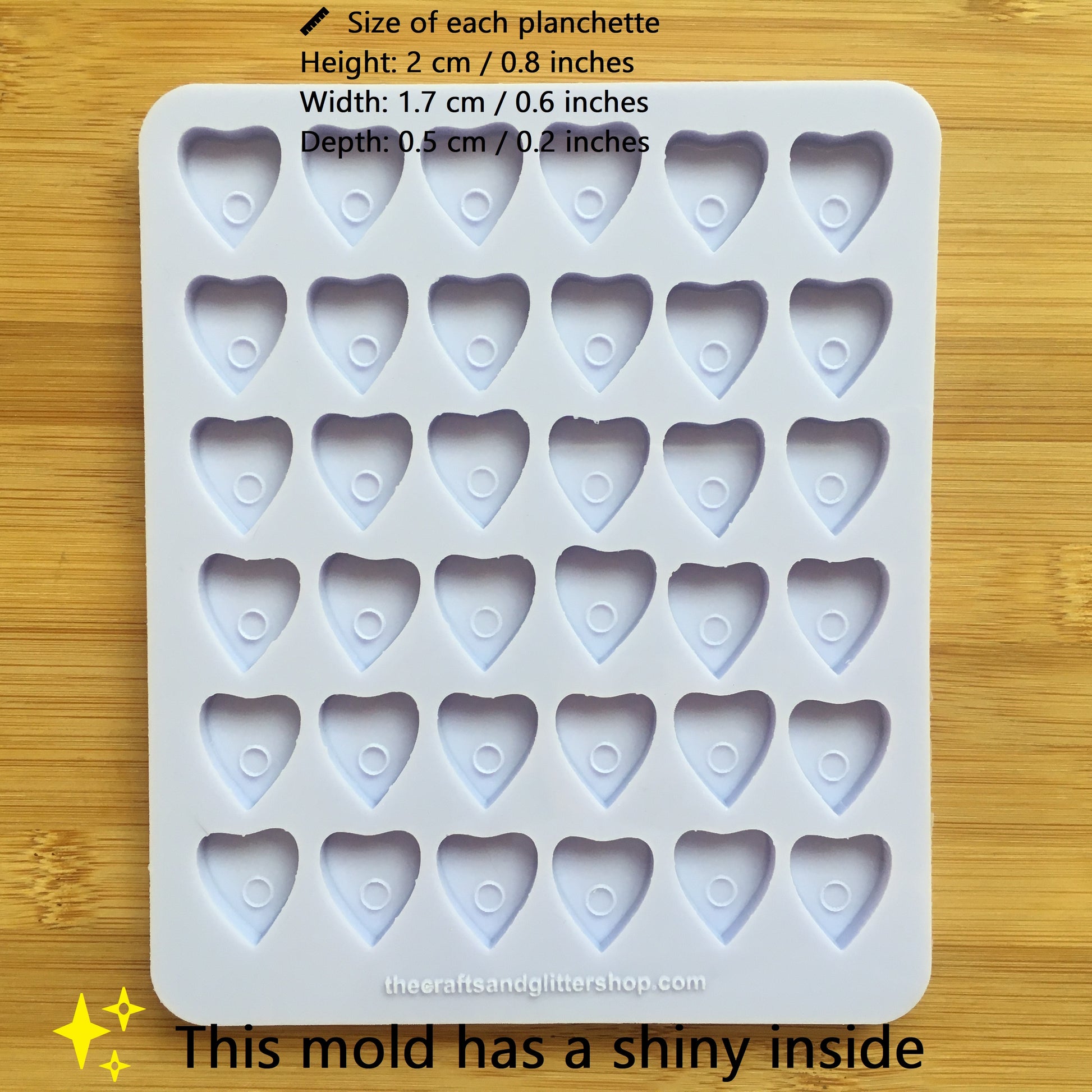 Planchette Silicone Mold - The Crafts and Glitter Shop