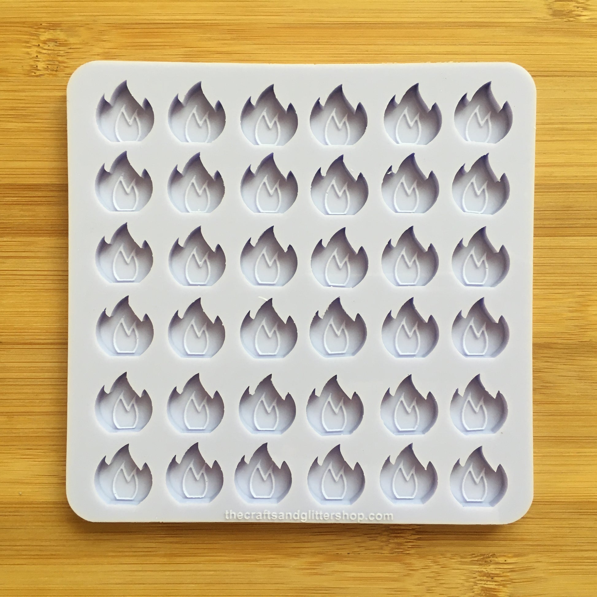 2cm Flame Silicone Mold - The Crafts and Glitter Shop