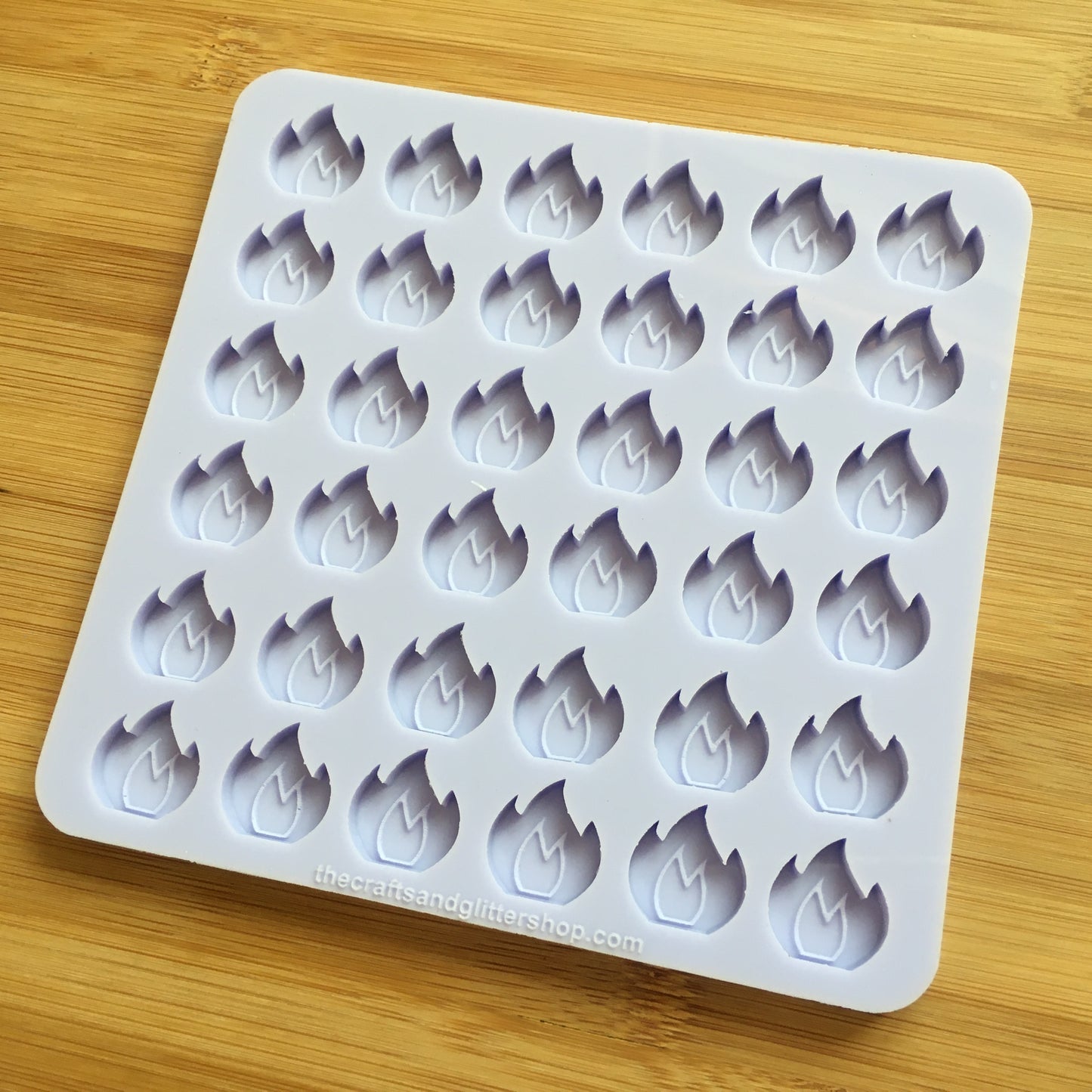 2cm Flame Silicone Mold - The Crafts and Glitter Shop