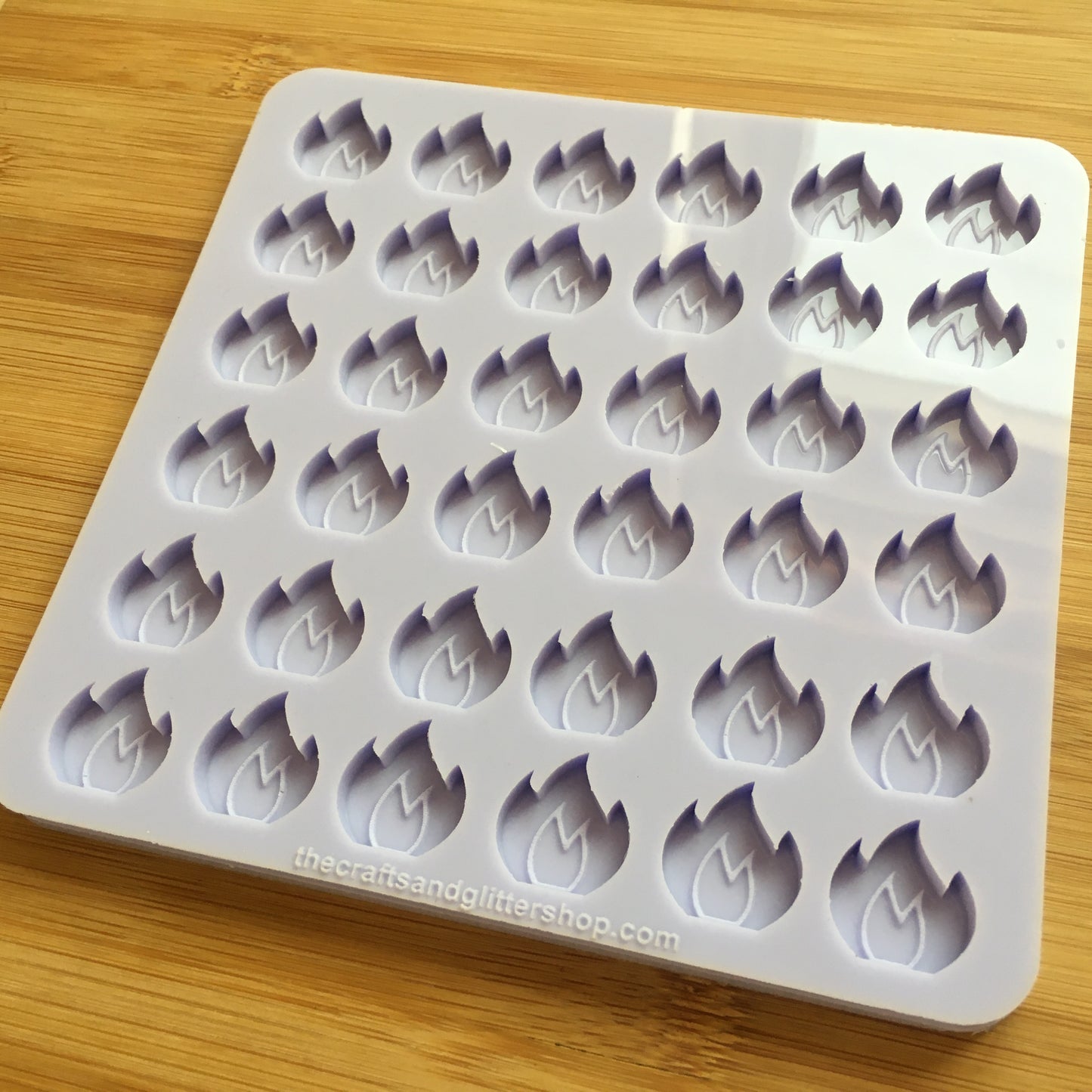 2cm Flame Silicone Mold - The Crafts and Glitter Shop
