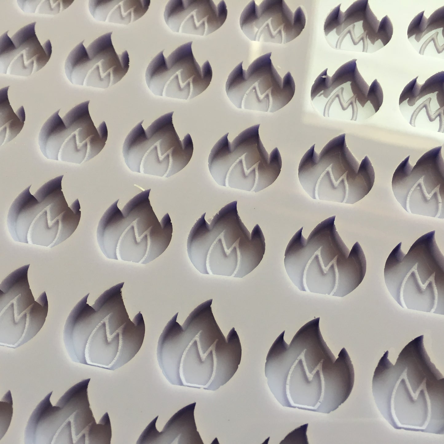 2cm Flame Silicone Mold - The Crafts and Glitter Shop