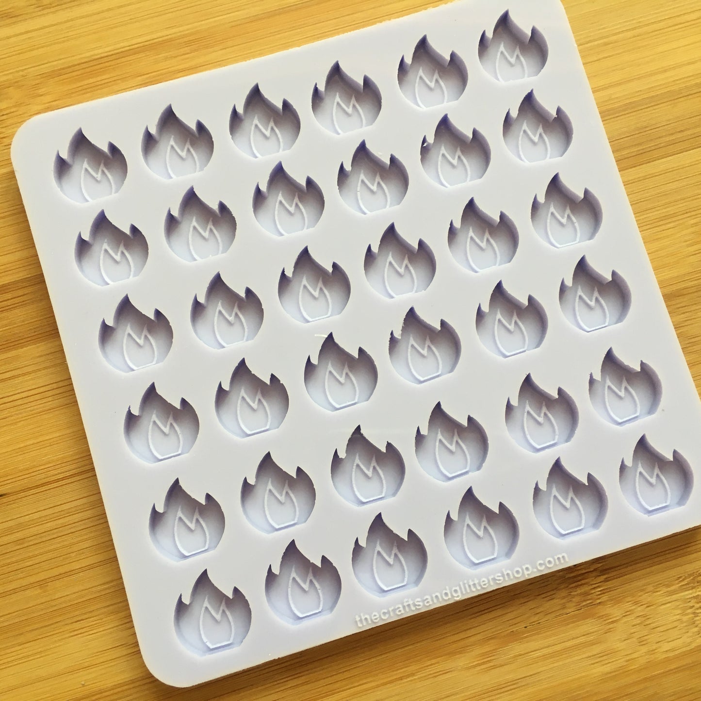 2cm Flame Silicone Mold - The Crafts and Glitter Shop
