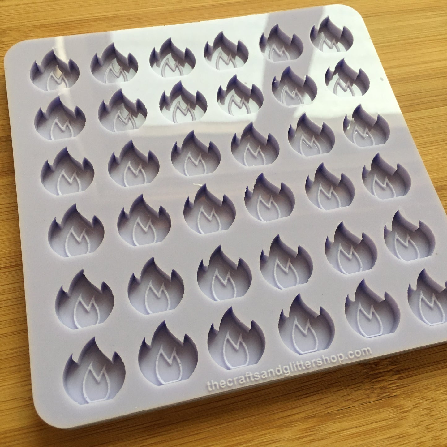 2cm Flame Silicone Mold - The Crafts and Glitter Shop