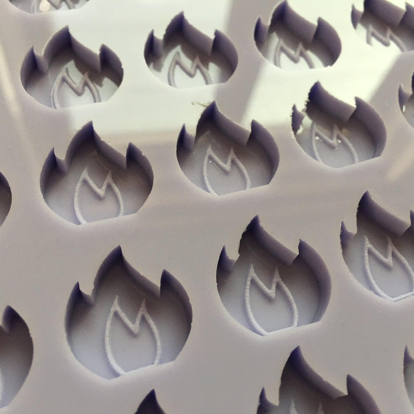 2cm Flame Silicone Mold - The Crafts and Glitter Shop